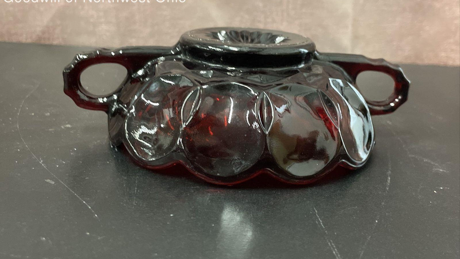 Two Handled Nappy Dish Bowl