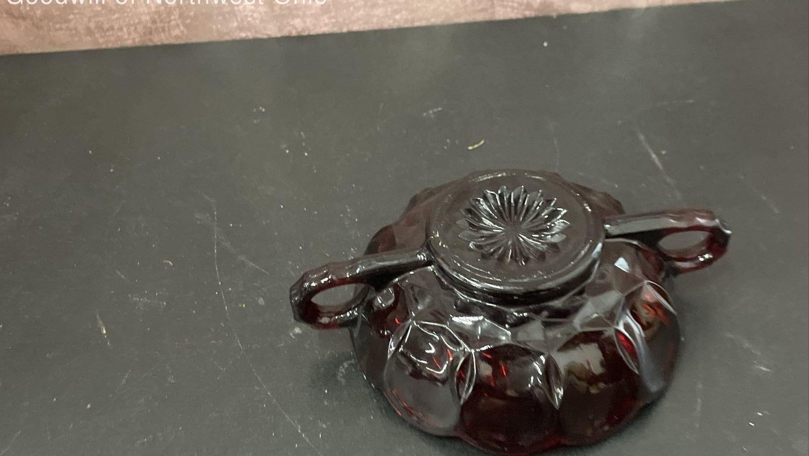 Two Handled Nappy Dish Bowl