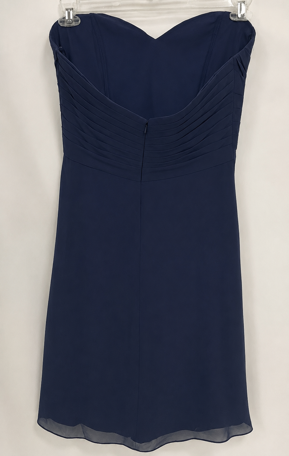 Allure Bridals Navy Strapless Formal Dress Size 12 NWT | Bridesmaid Cocktail Evening Dress
