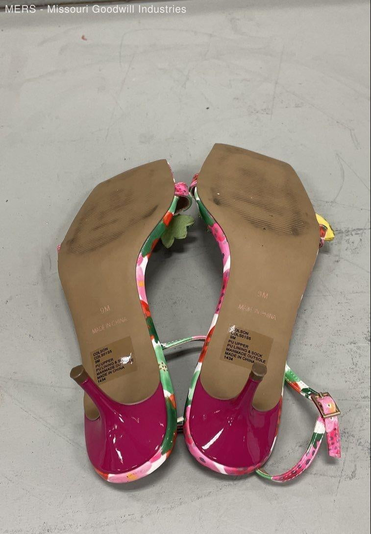 Betsey Johnson Colson Fruit Kitten-Heel Dress Sandals US 9