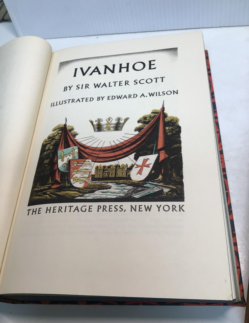 Ivanhoe by Sir Walter Scott, Heritage Press Edition