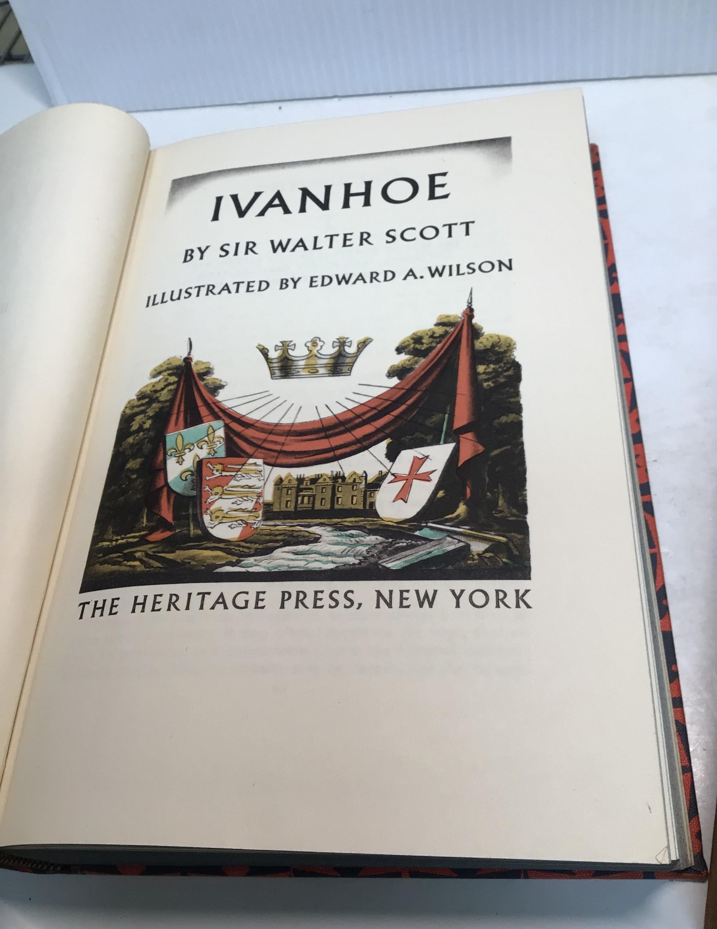 Ivanhoe by Sir Walter Scott, Heritage Press Edition