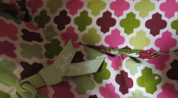 Vera Bradley Hello Dahlia Quilted Tote Bag