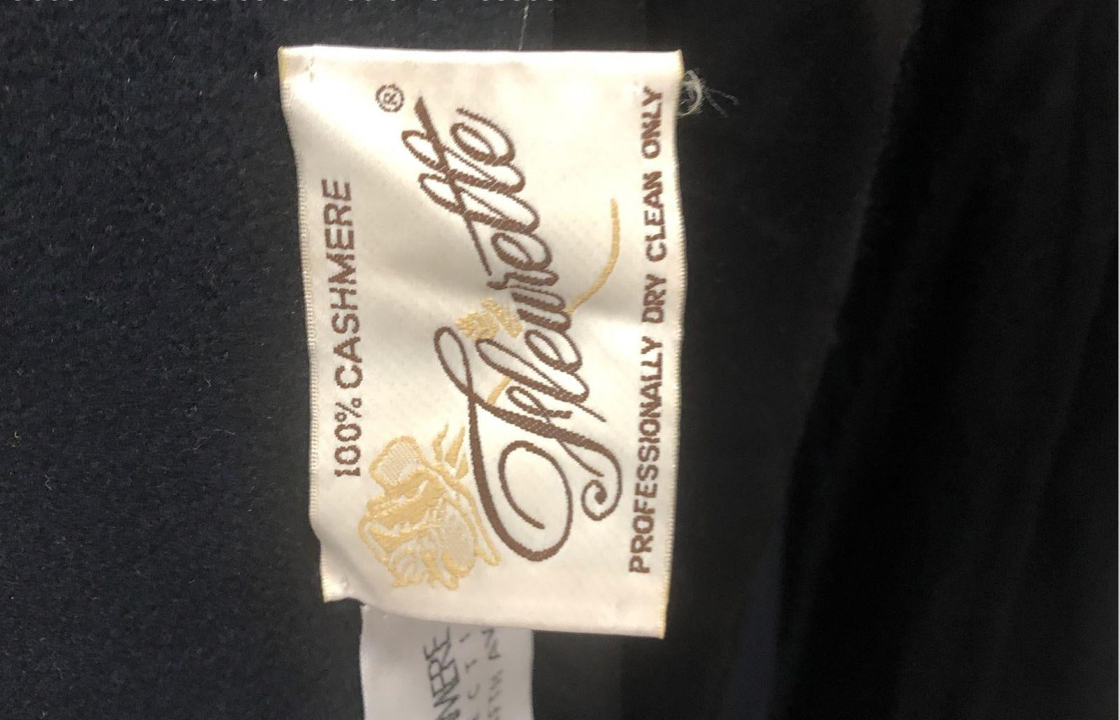 Saks Fifth Avenue Black Cashmere Coat No Size