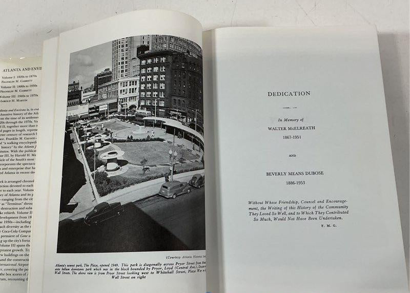 Atlanta and Environs Volume 1 by Franklin M. Garrett Hardcover