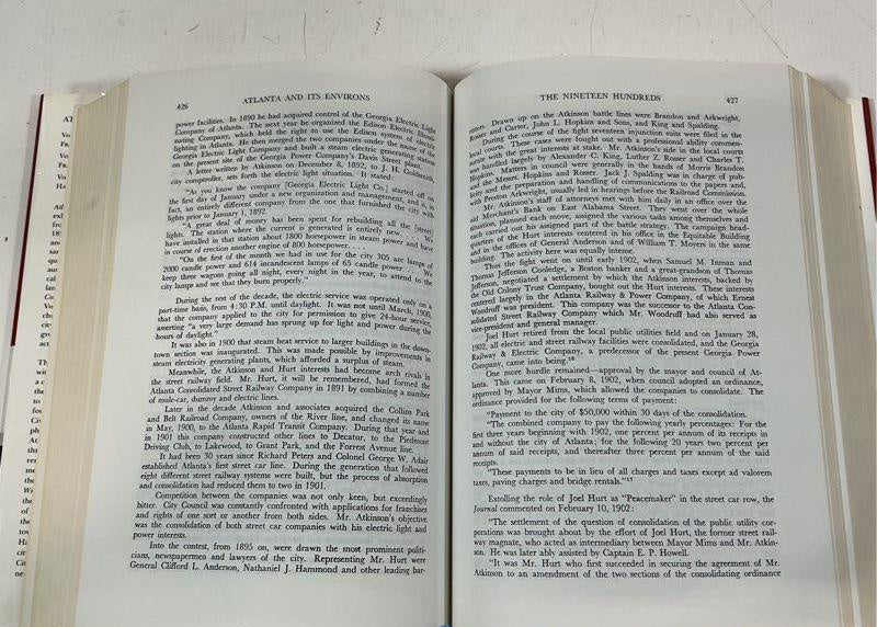 Atlanta and Environs Volume 1 by Franklin M. Garrett Hardcover