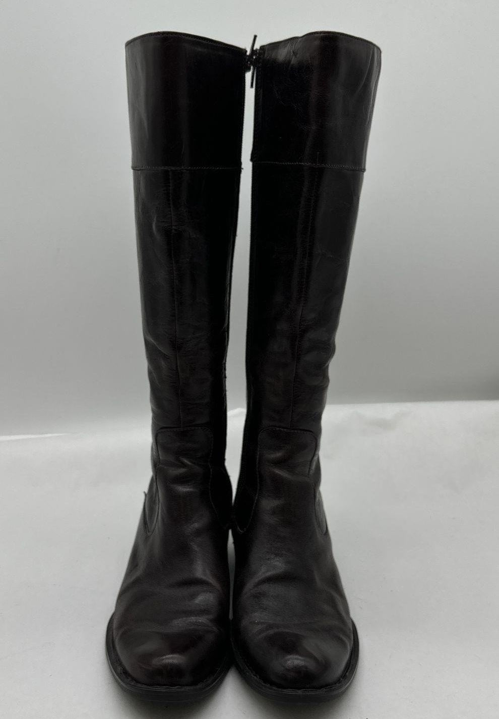 Born Crown Black Knee-High Boots Women Size 8.5