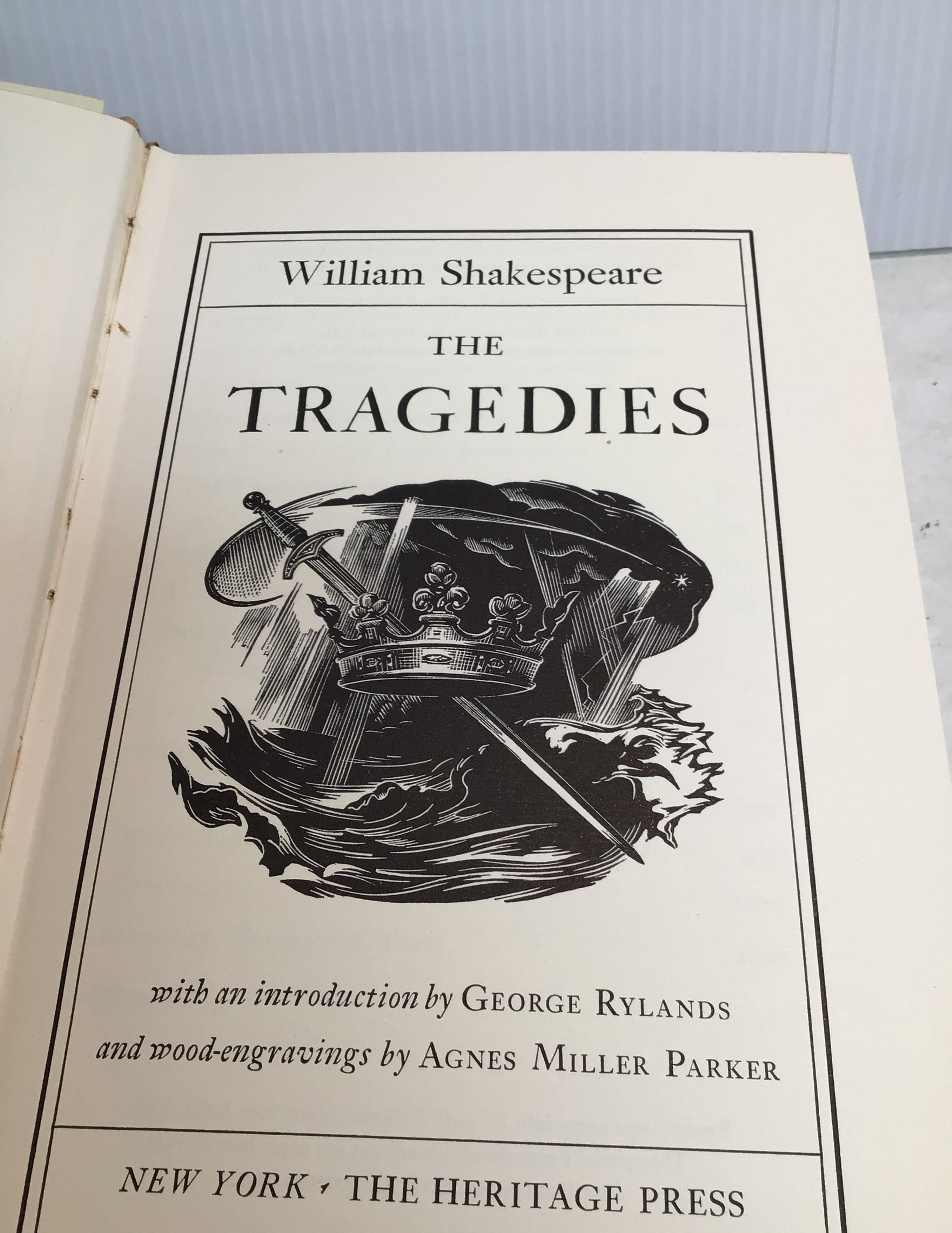 William Shakespeare The Histories, Tragedies, and Comedies - Heritage Press
