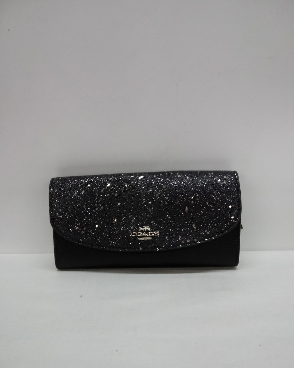 Coach Star Glitter Envelope Wallet with COA