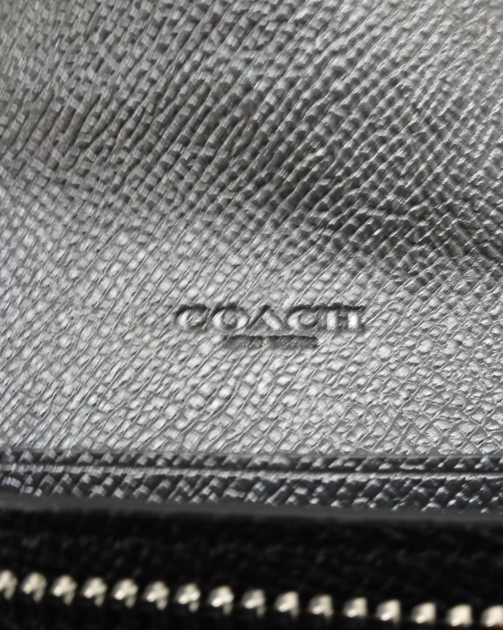 Coach Star Glitter Envelope Wallet with COA