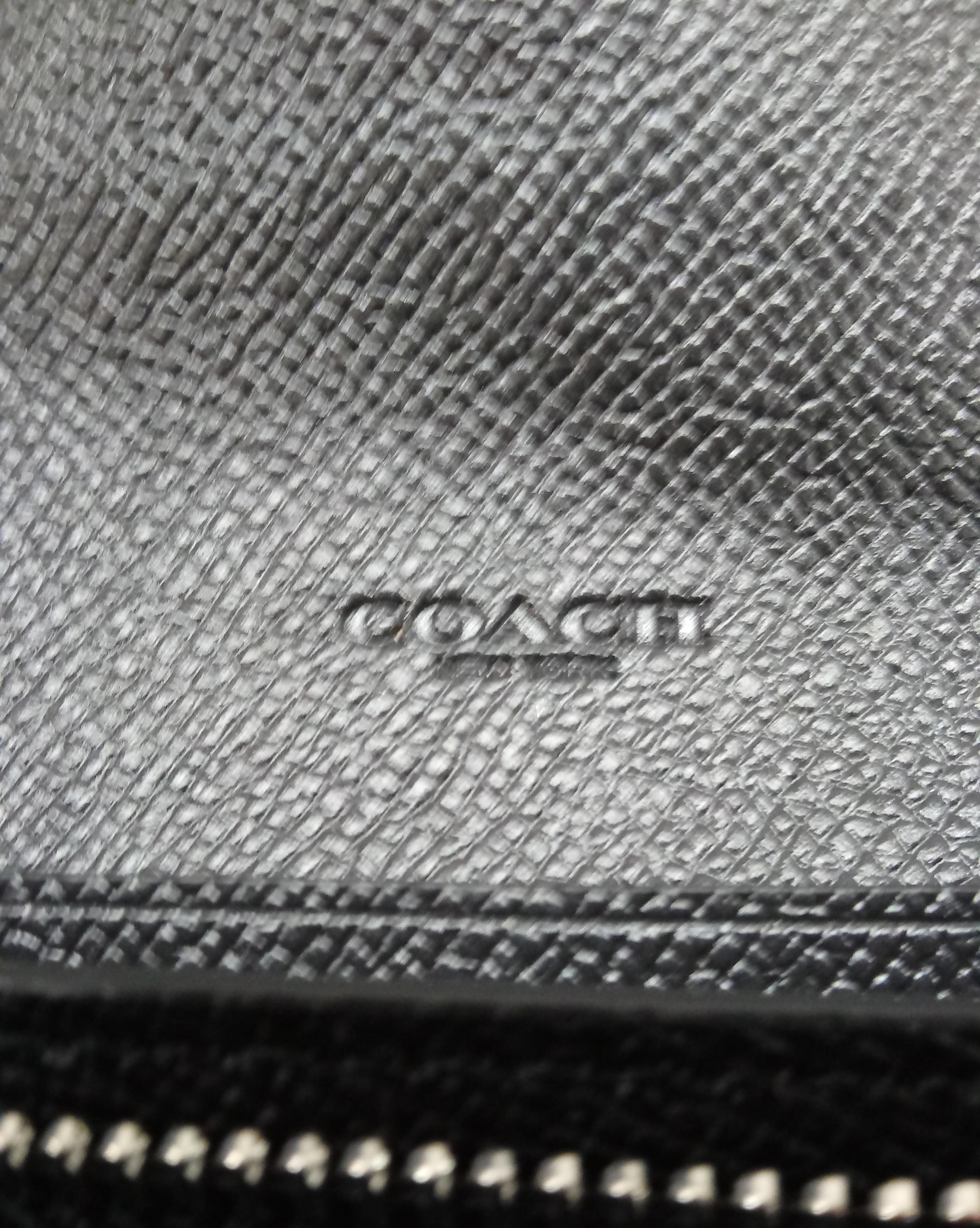 Coach Star Glitter Envelope Wallet with COA