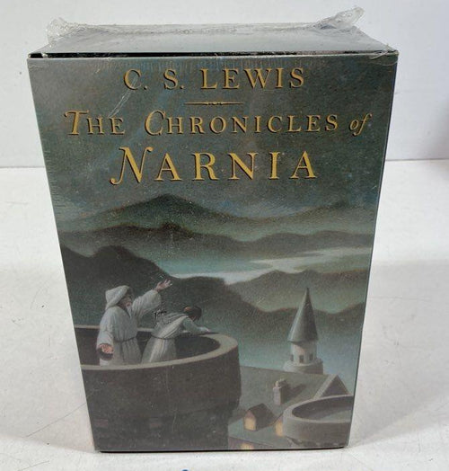 C.S. Lewis The Chronicles of Narnia Sealed Boxed Paperback Set, 7 Book Fantasy Collection