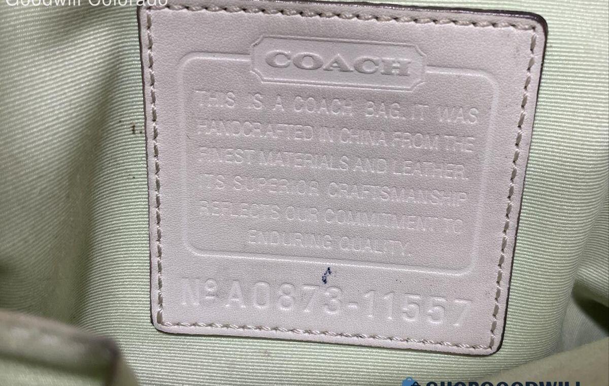 Vintage Coach Hamptons Madeline Signature Top Handle Bag
