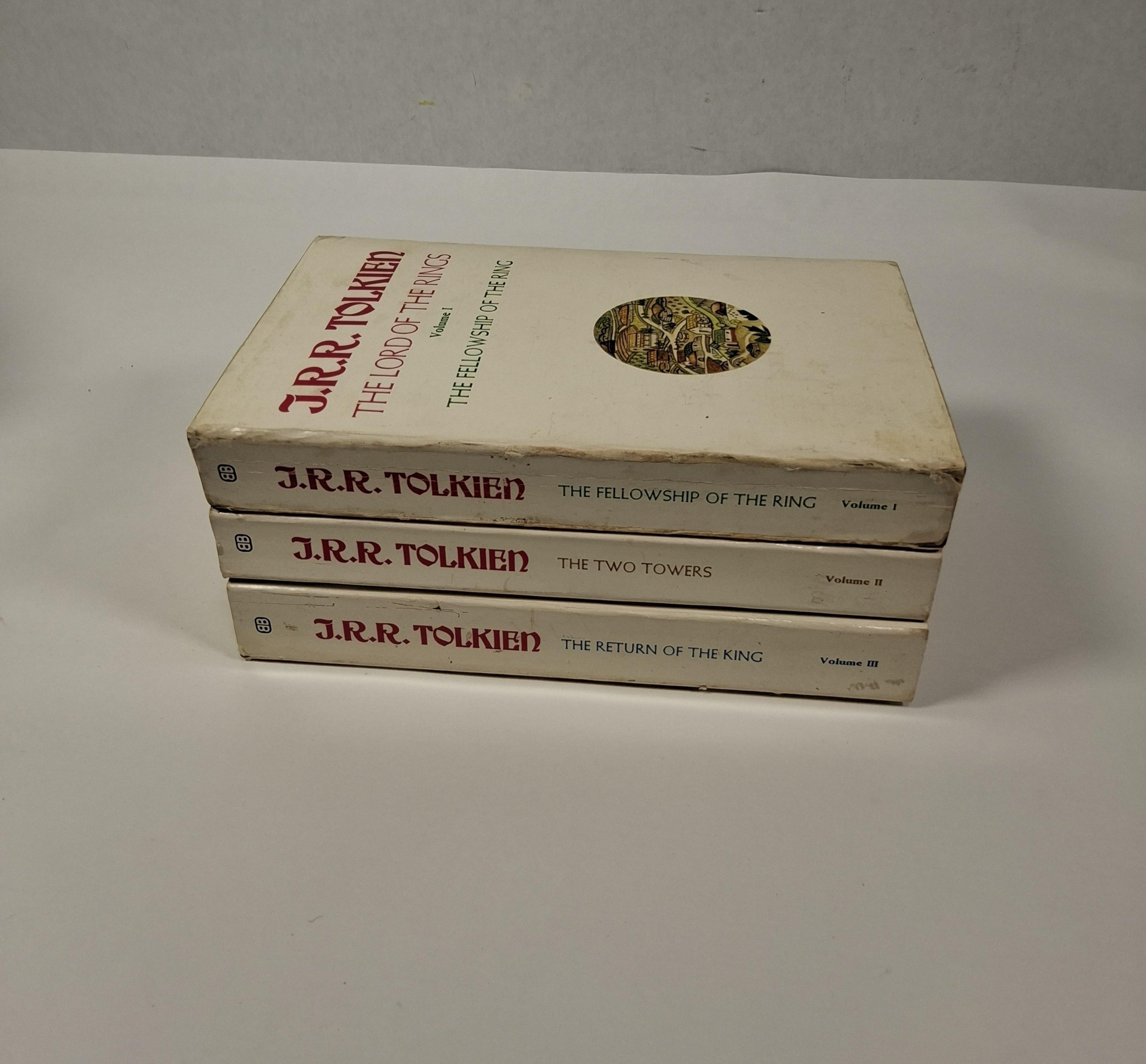 The Lord of the Rings Trilogy Boxed Set by J.R.R. Tolkien | 2nd Edition, 1971 Printing Complete 3-Volume Set
