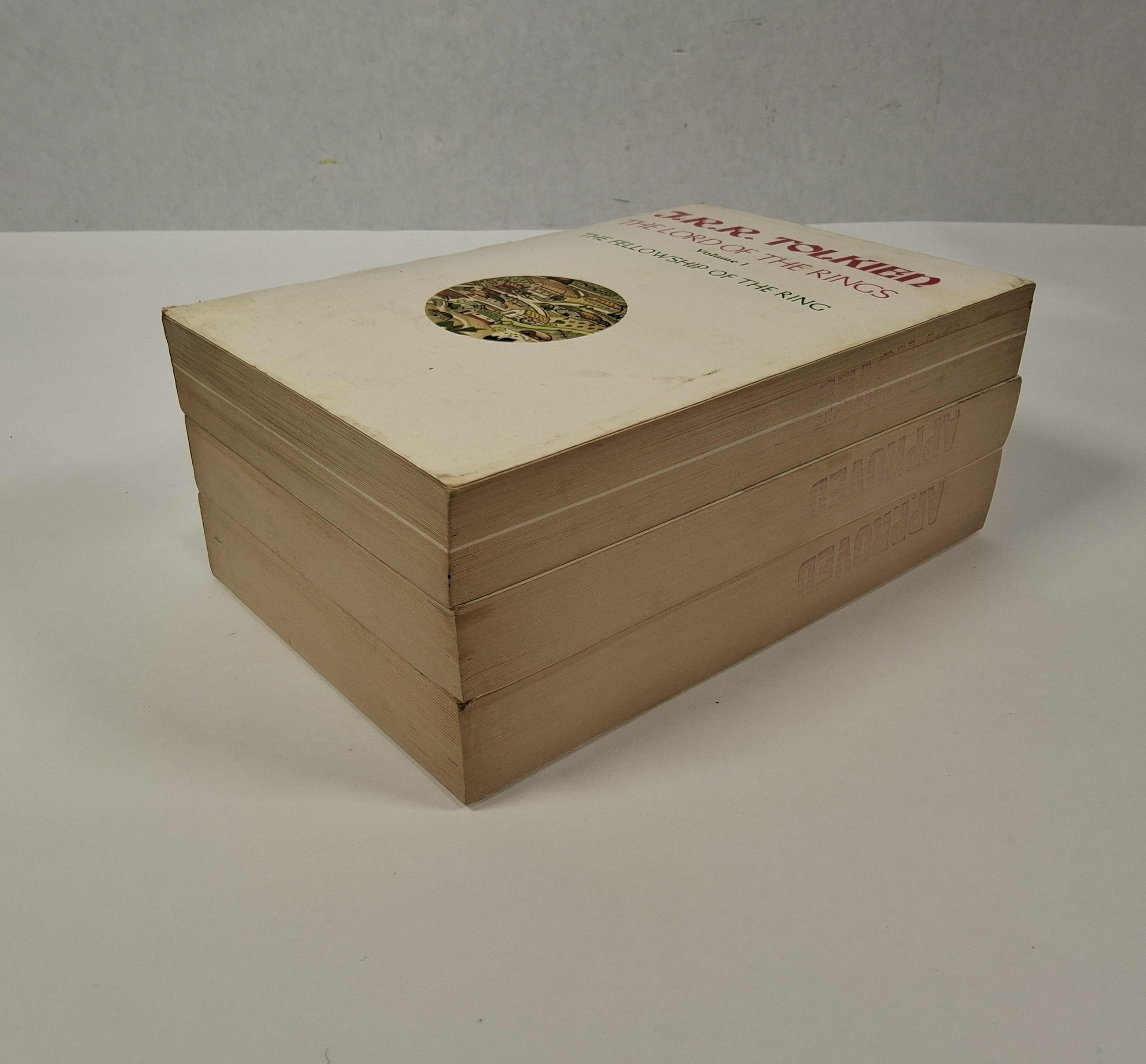 The Lord of the Rings Trilogy Boxed Set by J.R.R. Tolkien | 2nd Edition, 1971 Printing Complete 3-Volume Set