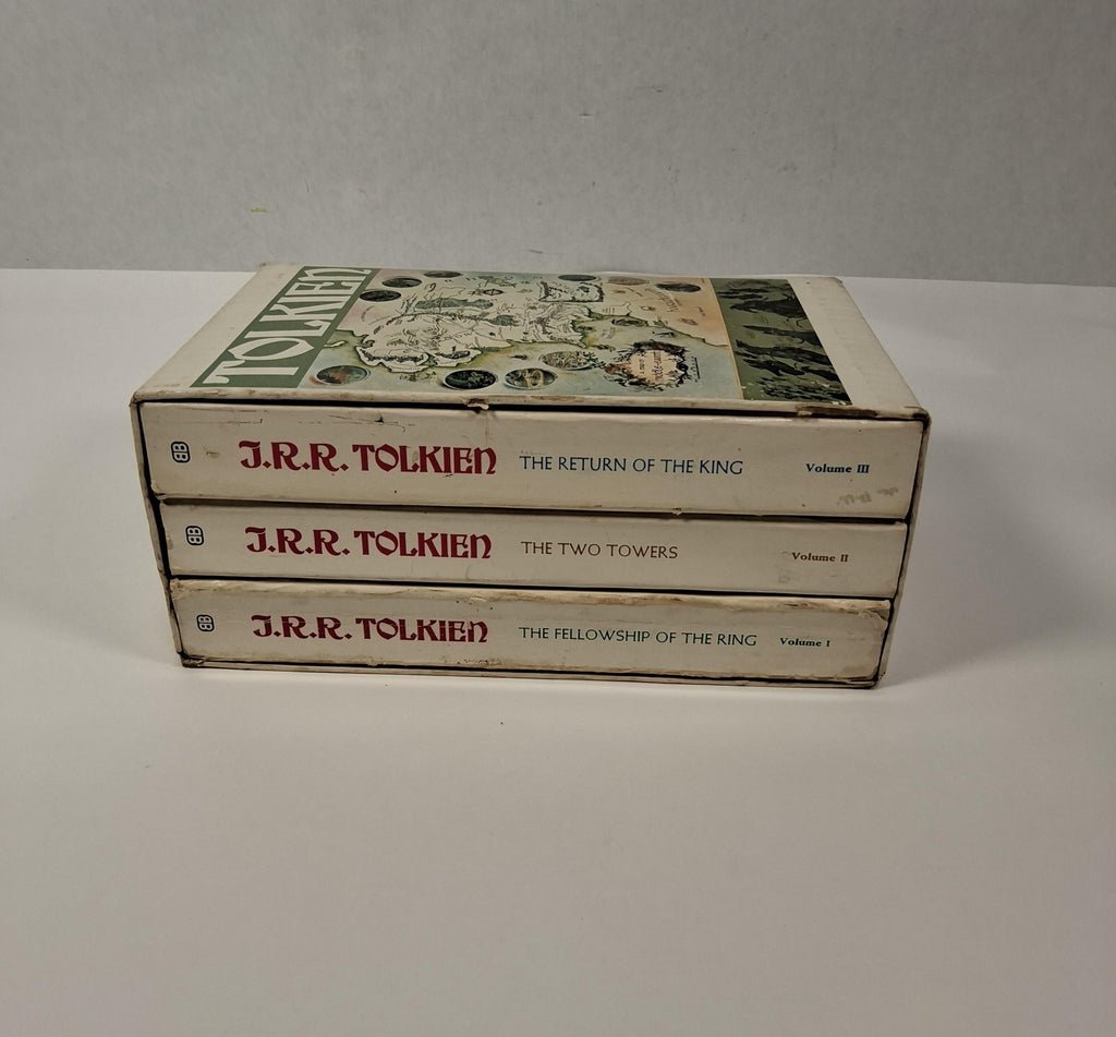 The Lord of the Rings Trilogy Boxed Set by J.R.R. Tolkien | 2nd Edition, 1971 Printing Complete 3-Volume Set
