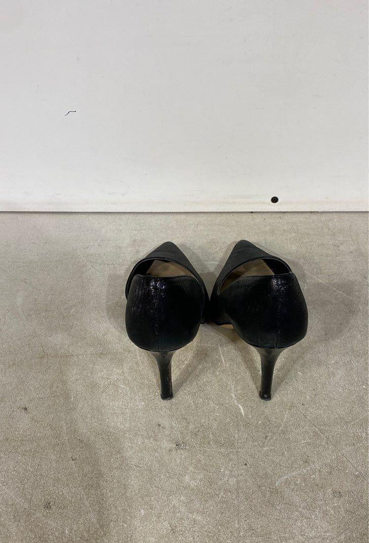 White House Black Market Ella Black Wavy Heel Pumps - Size 8.5