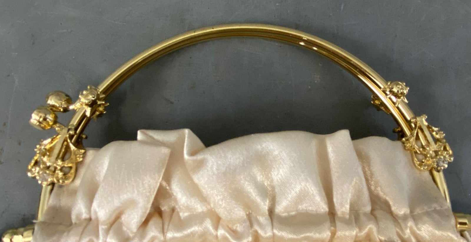 Jessica McClintock Off-White Cream Clutch