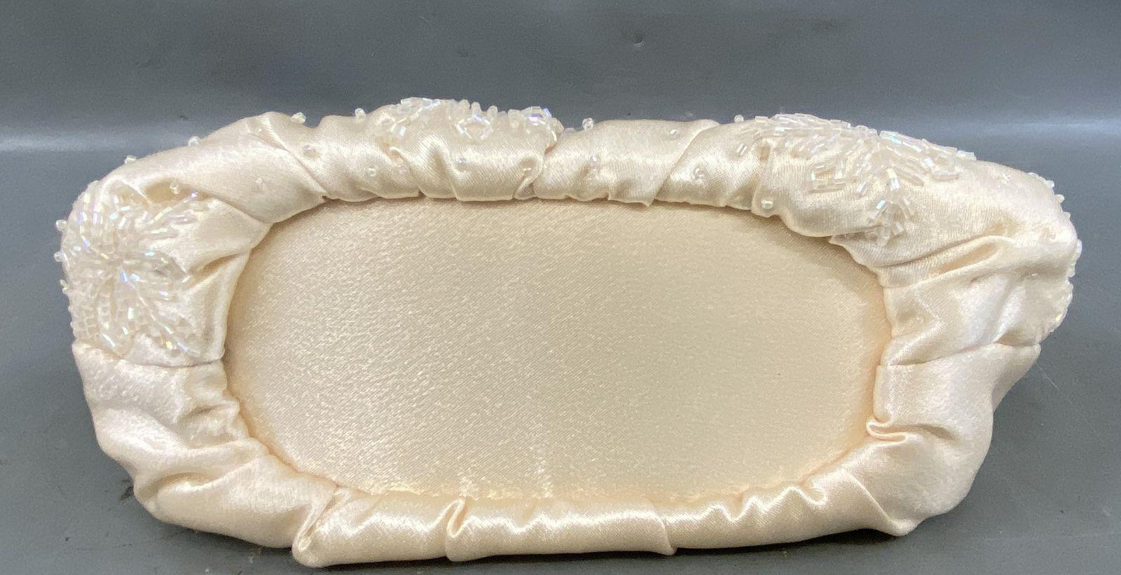 Jessica McClintock Off-White Cream Clutch
