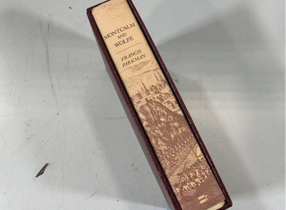 Montcalm and Wolfe by Francis Parkman 1984 Hardcover with Slipcase