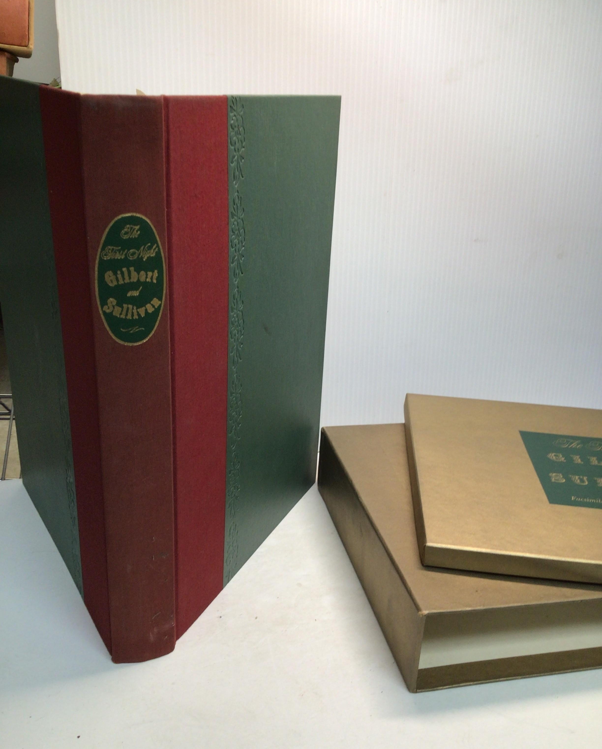 The First Night Gilbert & Sullivan Programs Hardcover Book Set