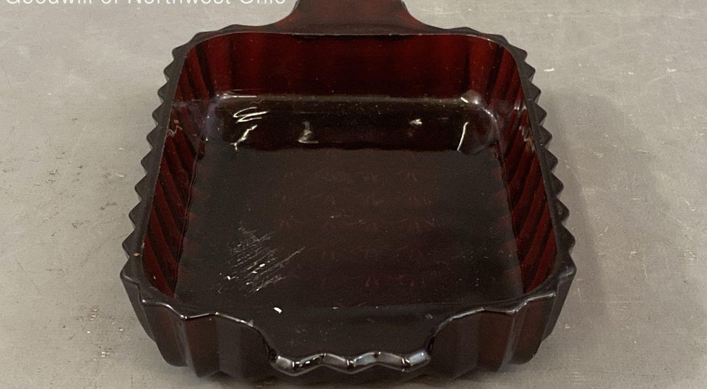 Vintage Anchor Hocking Royal Ruby Red Relish Dish