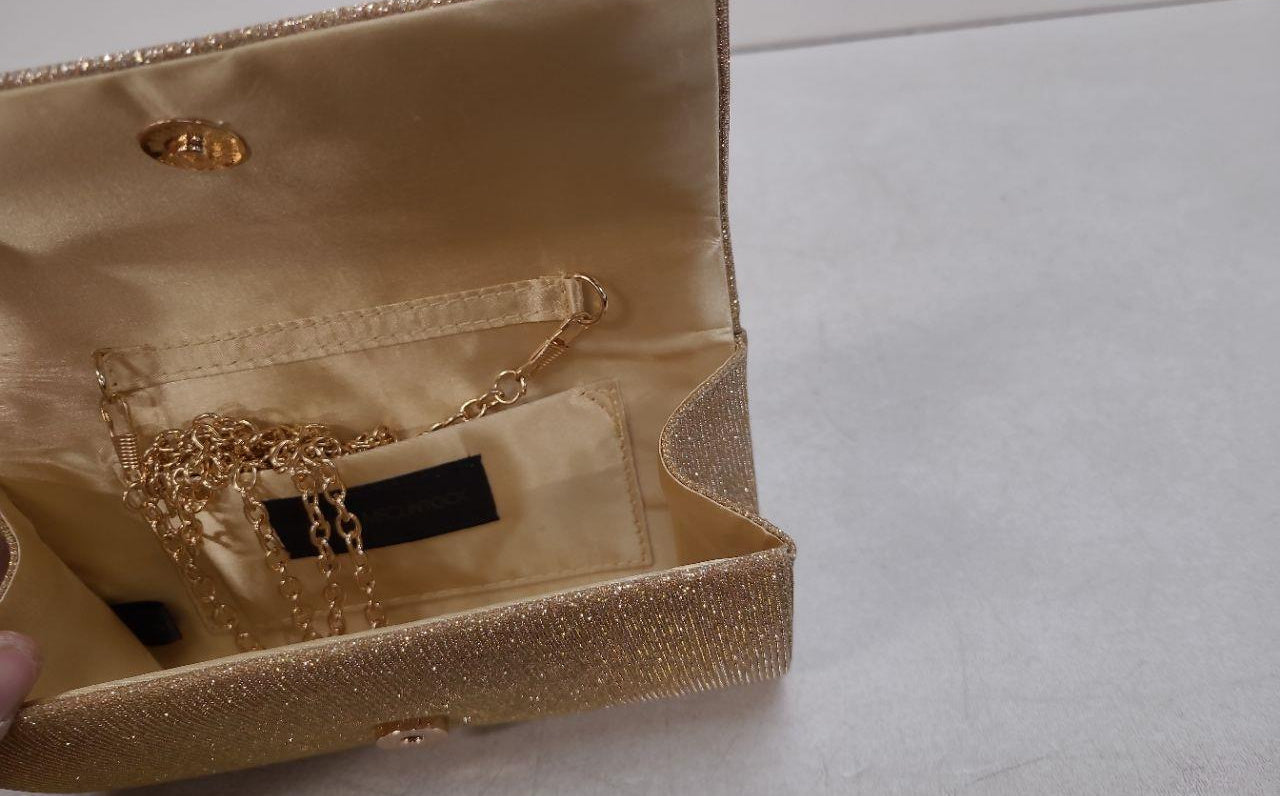 Monopoli Champagne Crystal Evening Clutch – Style 98335A