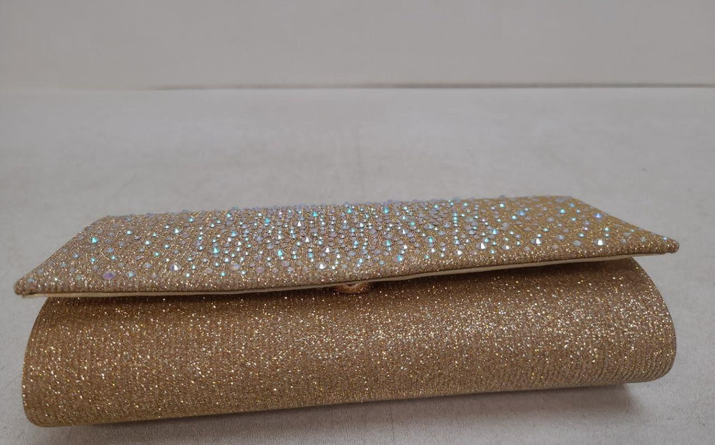 Monopoli Champagne Crystal Evening Clutch – Style 98335A