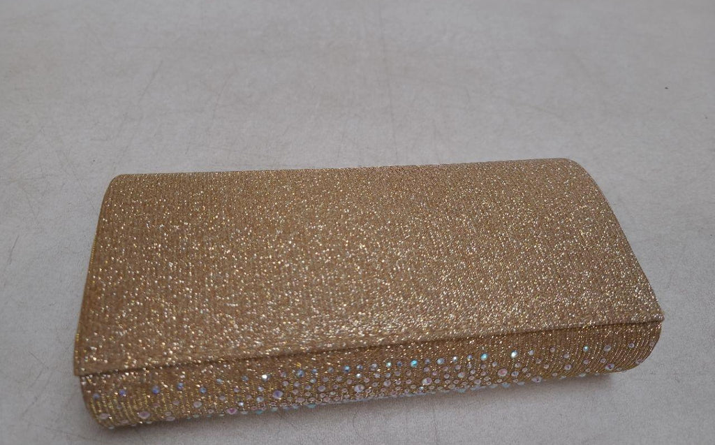 Monopoli Champagne Crystal Evening Clutch – Style 98335A