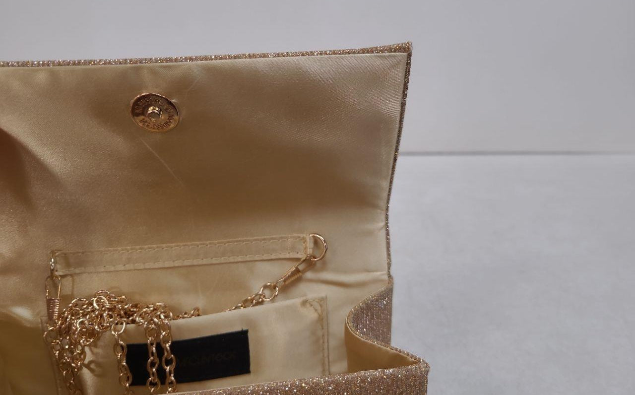 Monopoli Champagne Crystal Evening Clutch – Style 98335A