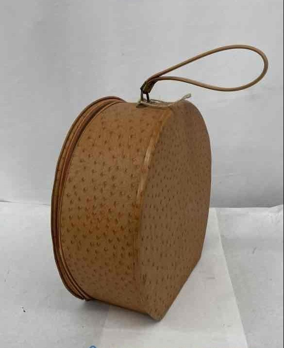 Tan Ostrich Travel Bag