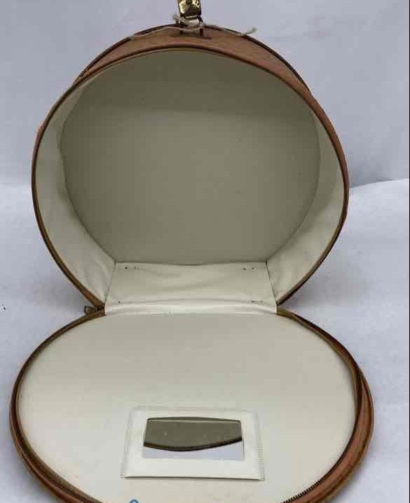 Tan Ostrich Travel Bag