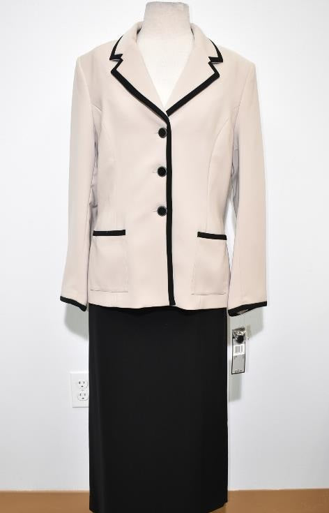 NWT Le Suit Women's Blazer and Skirt Set Size 10