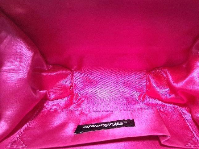 Milisente Pink Studded Clutch W/ Push Clasp