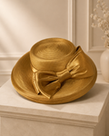 Giovannio New York Gold Bow Hat - Size OS