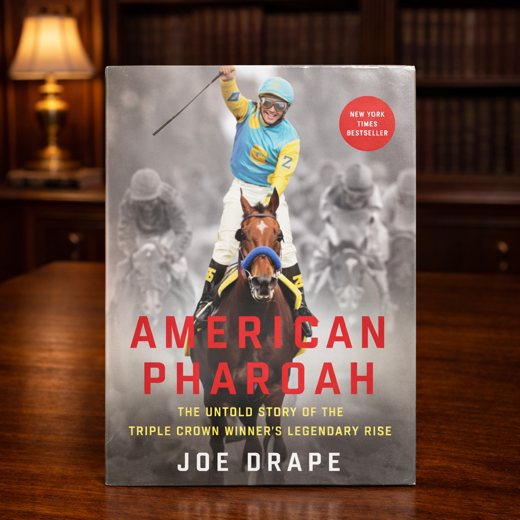 American Pharoah The Untold Story of the Triple Crown Winners Legendary Rise Joe Drape First Edition 2016 Signed Hardcover