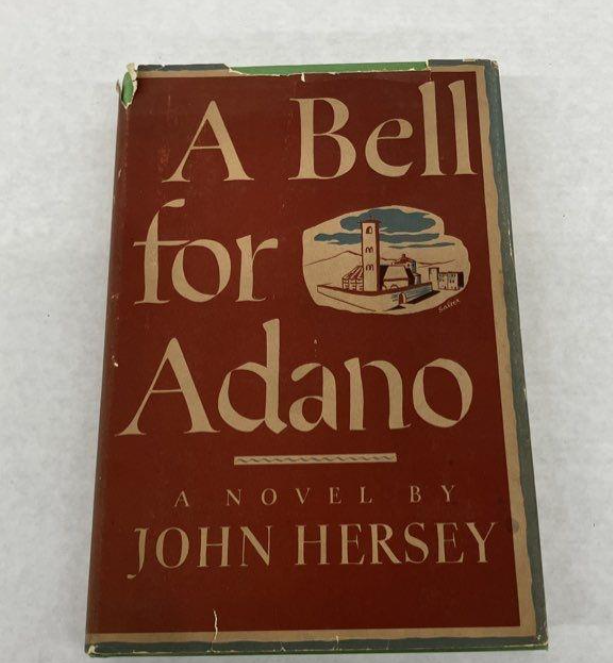 A Bell for Adano John Hersey 1944 Knopf First Edition Fourth Printing w/ Dust Jacket