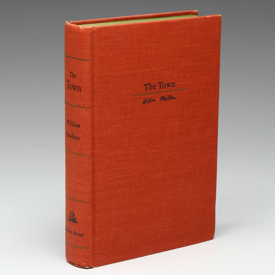 The Town William Faulkner 1957 First Edition Random House Hardcover Dust Jacket