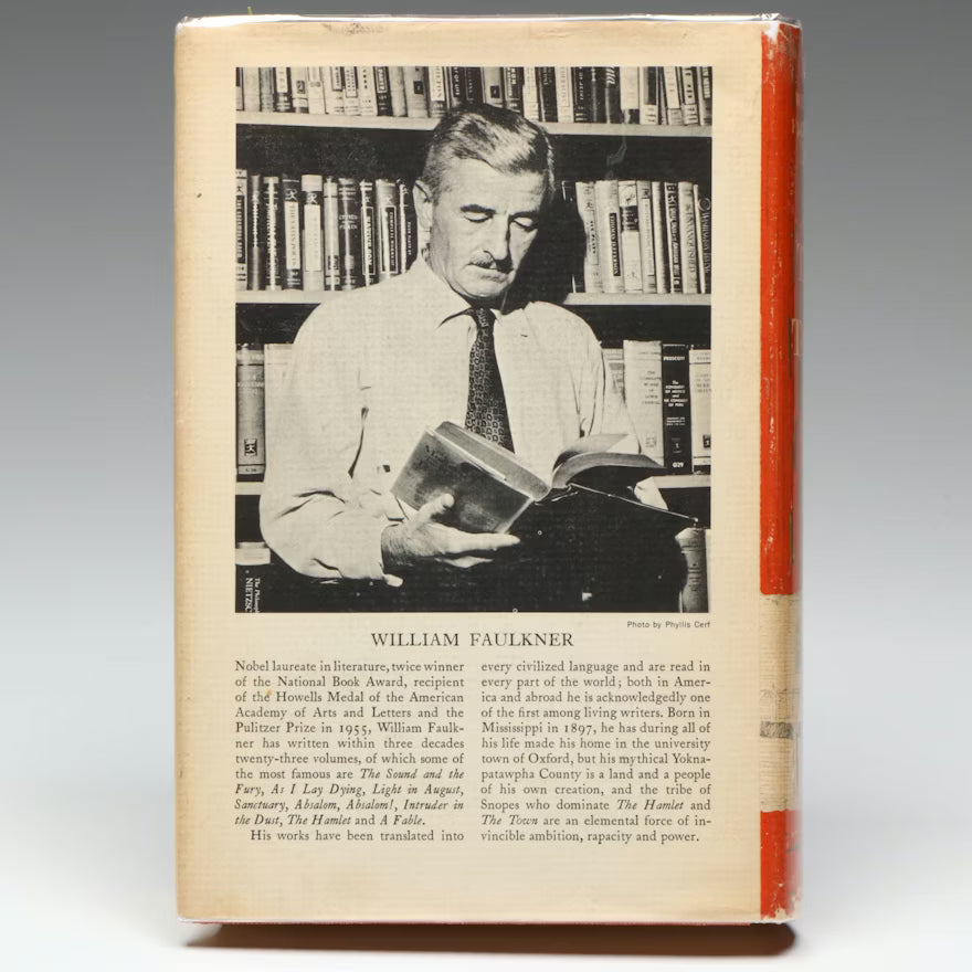 The Town William Faulkner 1957 First Edition Random House Hardcover Dust Jacket