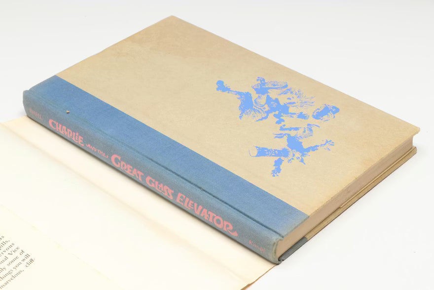 Charlie and the Great Glass Elevator 1972 First Edition First Printing Roald Dahl Knopf Hardcover Dust Jacket