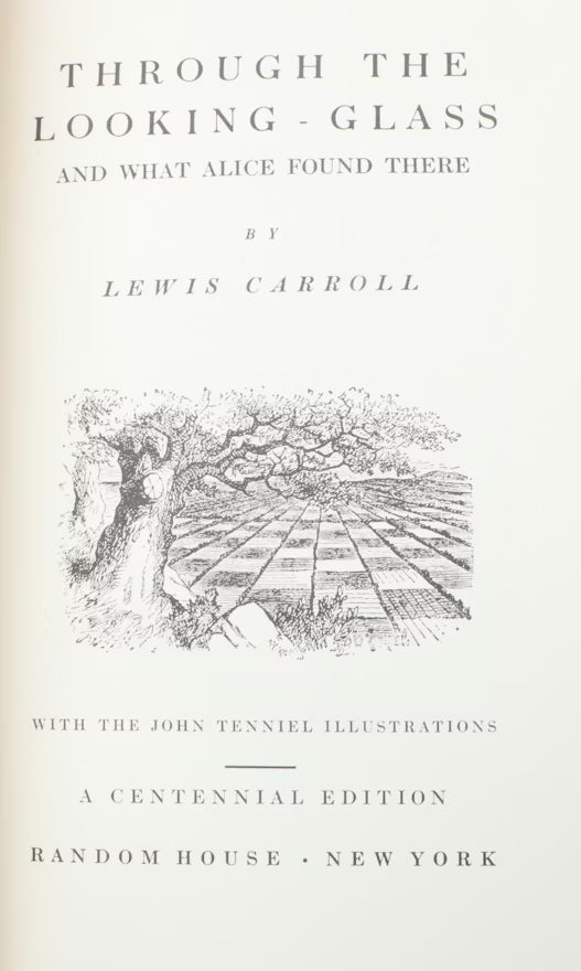 Alice’s Adventures in Wonderland and Through the Looking Glass 1965 Centennial Edition Boxed Set Tenniel Illustrated