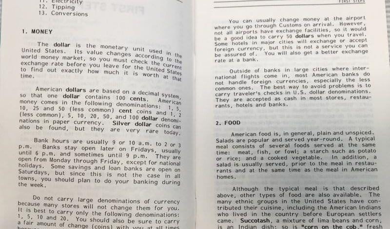 Living in the U.S. by The Experiment in International Living, 1984 Softcover