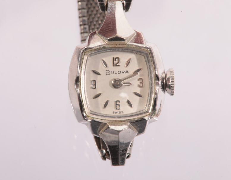 Vintage Bulova Ladies Watch – 10K RGP Bezel Swiss Working Dress Watch