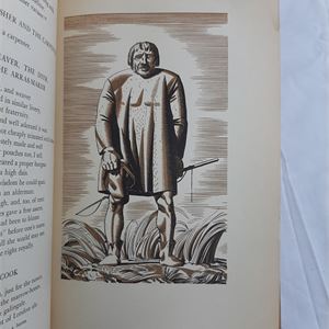 The Canterbury Tales by Geoffrey Chaucer, 1934 Vintage Hardcover