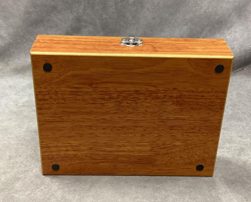 Gentleman’s Wooden Chess & Hip Flask Gift Set Leather Flask Shot Cups Bar Set w Case