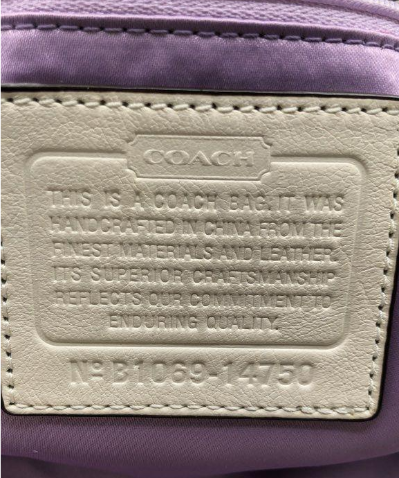 Coach Poppy Groovy Op Art Sequin Satchel 14750, Retired Multicolor Shoulder Bag with Strap