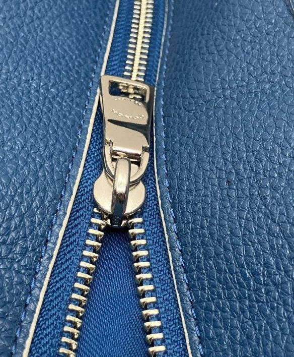 Coach Horse & Carriage Blue Canvas Tote Bag | Vintage Signature Shopper Shoulder Bag