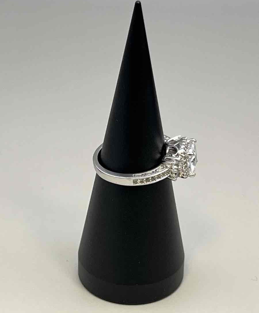 Crystal Stone Ring - Size 8.5