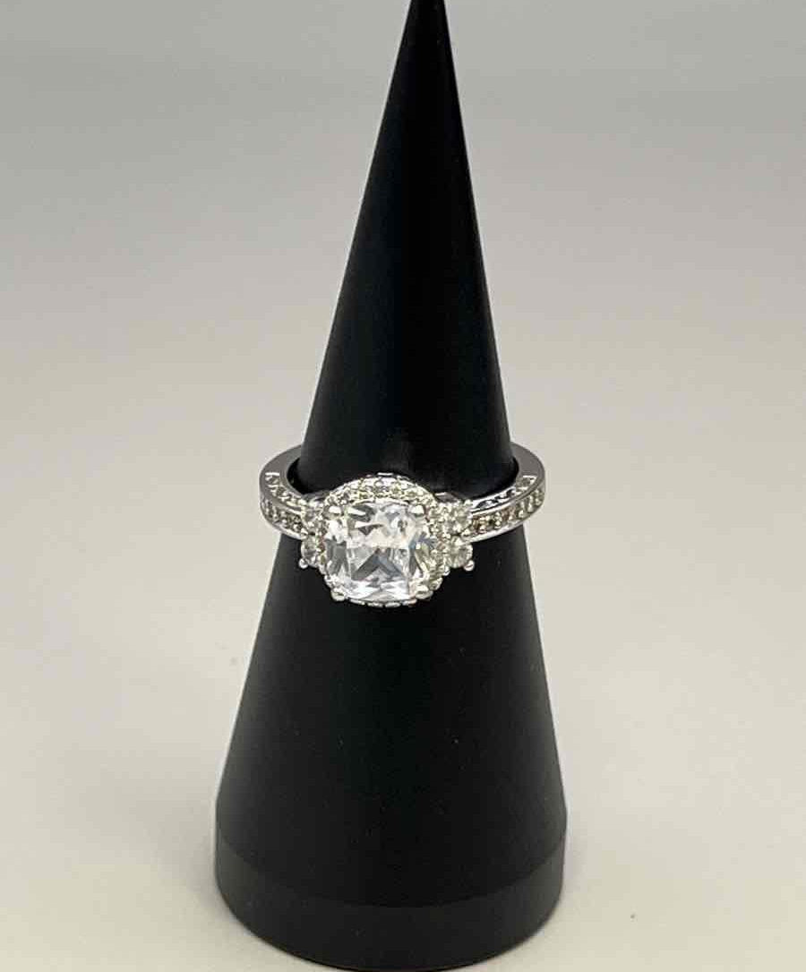 Crystal Stone Ring - Size 8.5
