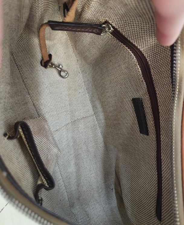 Dooney & Bourke 1975 Anniversary East-West Hobo Bag | Tan Pebbled Leather Shoulder Purse